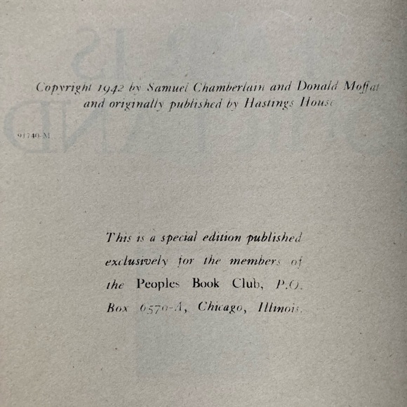Fair is Our Land by Chamberlain, Samuel
- Published by Peoples Book Club 1942 - Picture 11 of 13